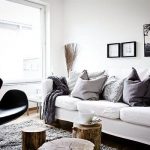 Дизайн дома в гостинных: современный черно-белый стиль в Берлин ‒ Кройцберг