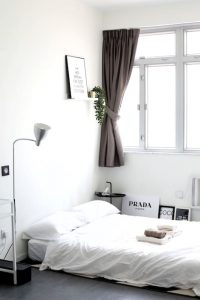 Berlin Neukölln bedroom, a bed directly on the floor, simple and comfortable