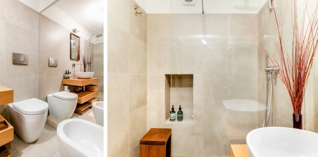 Wild interior design in the bathroom by Tatjana Sorokina - interior consultation Berlin